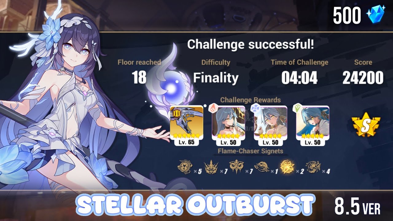 Honkai Impact 3rd - Elysian Realm Finality 8.5 - Seele Herrscher of Rebirth * Stellar Outburst *