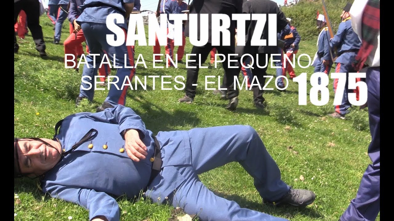 1875 LA BATALLA DEL PEQUEÑO SERANTES recreación