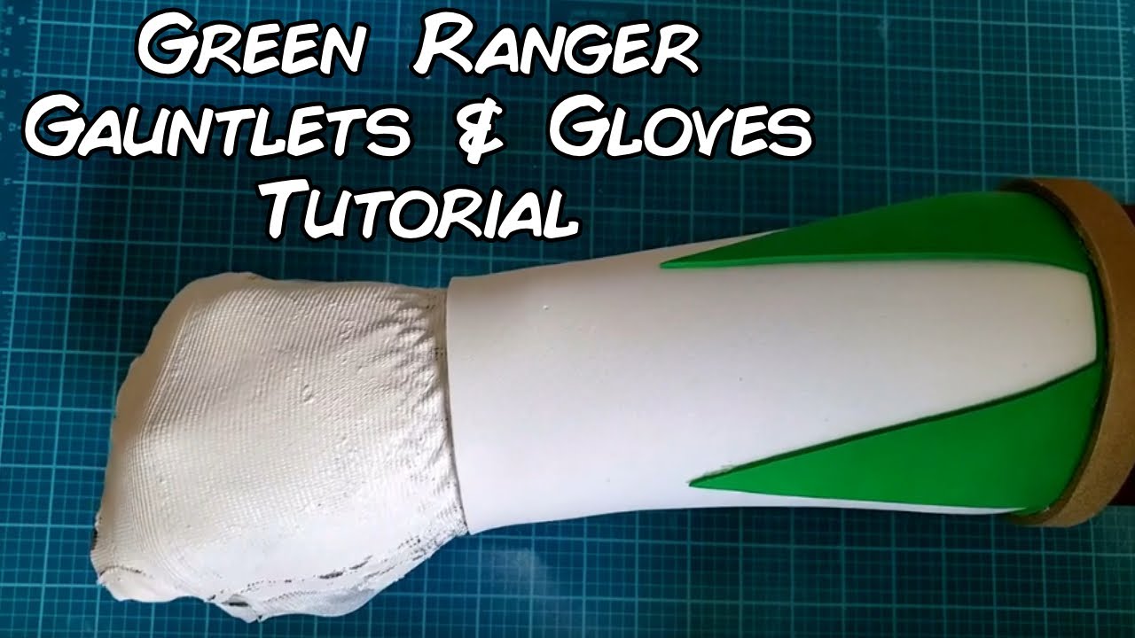 DIY Green Ranger Gauntlet & Gloves - Mighty Morphin Power Rangers Tutorial