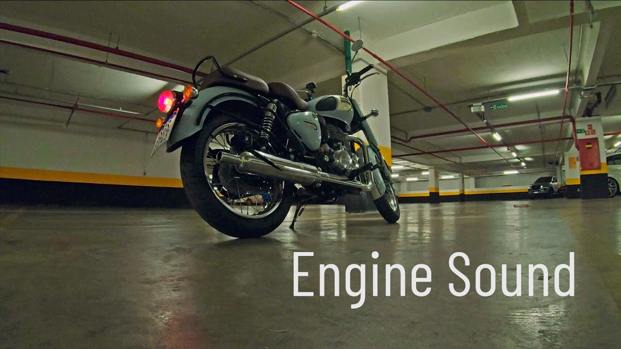 Royal Enfield Classic 350 Reborn - Engine Sound (som do motor e escapamento original)