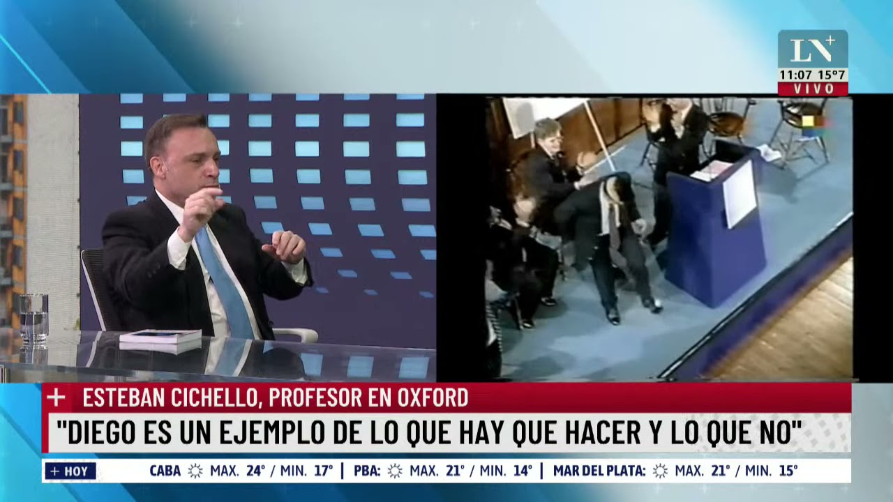 Esteban Cichello, el hombre que llevó a Diego a Oxford.