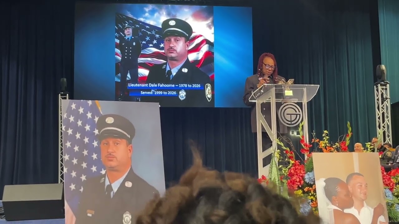 Memorial Service for Lt. Dale Fahoome, Detroit Fire Department @Greater Grace Temple 