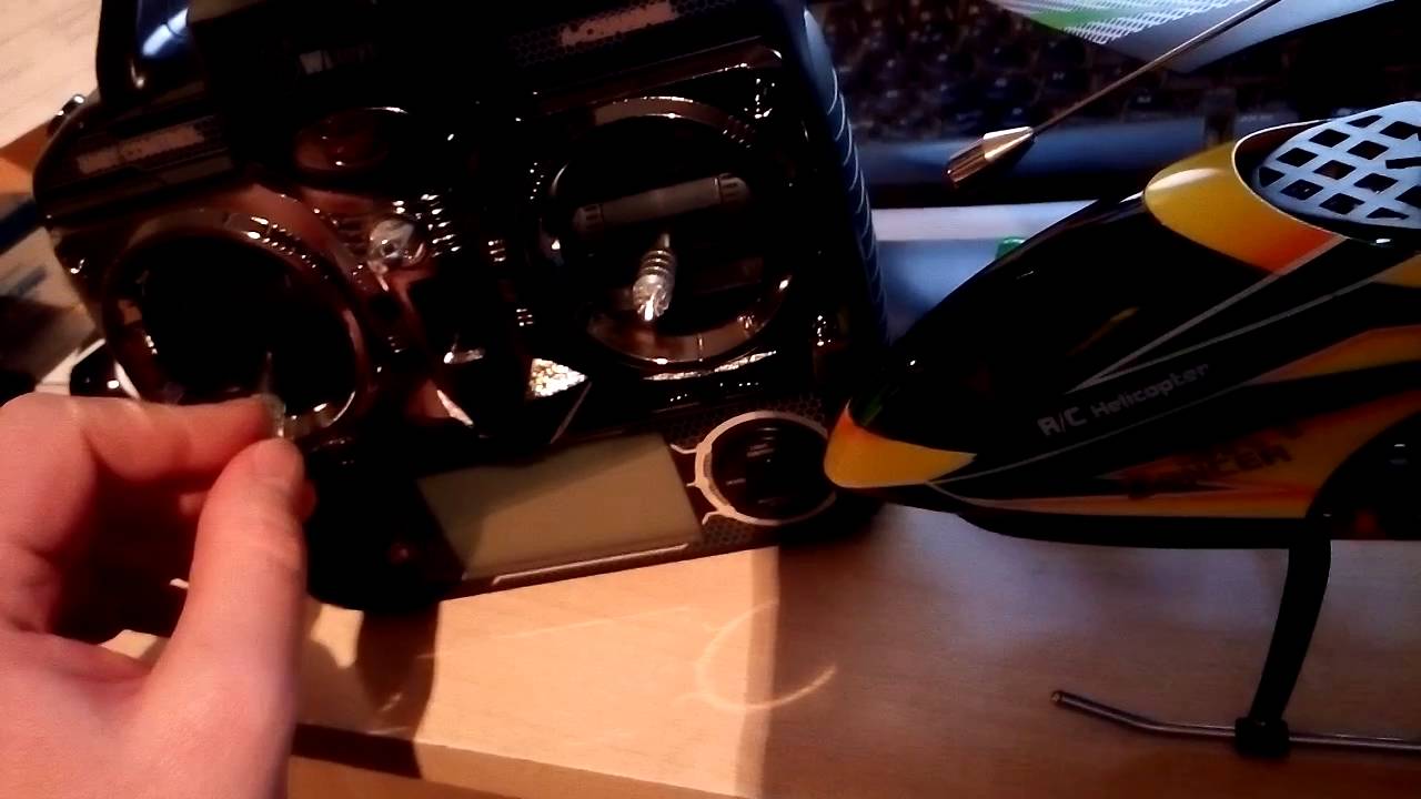 WLToys V912 Radio TX RX Binding.
