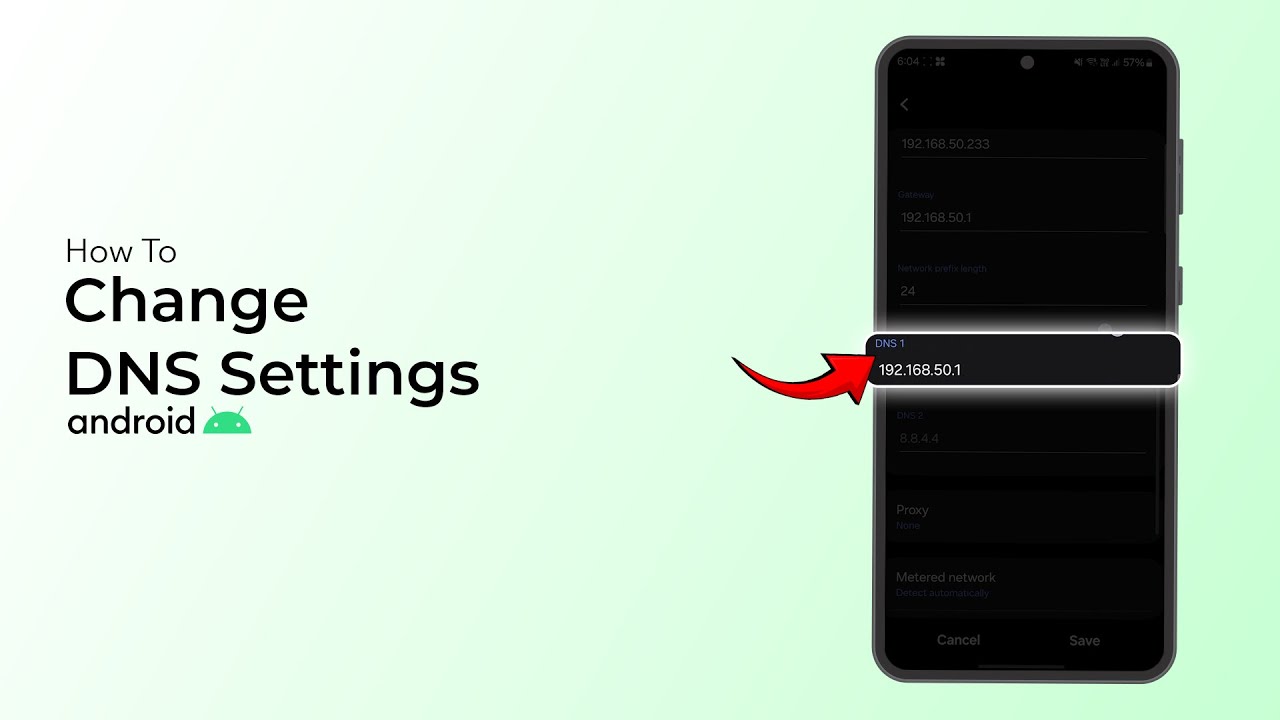 Как изменить настройки DNS на Android?