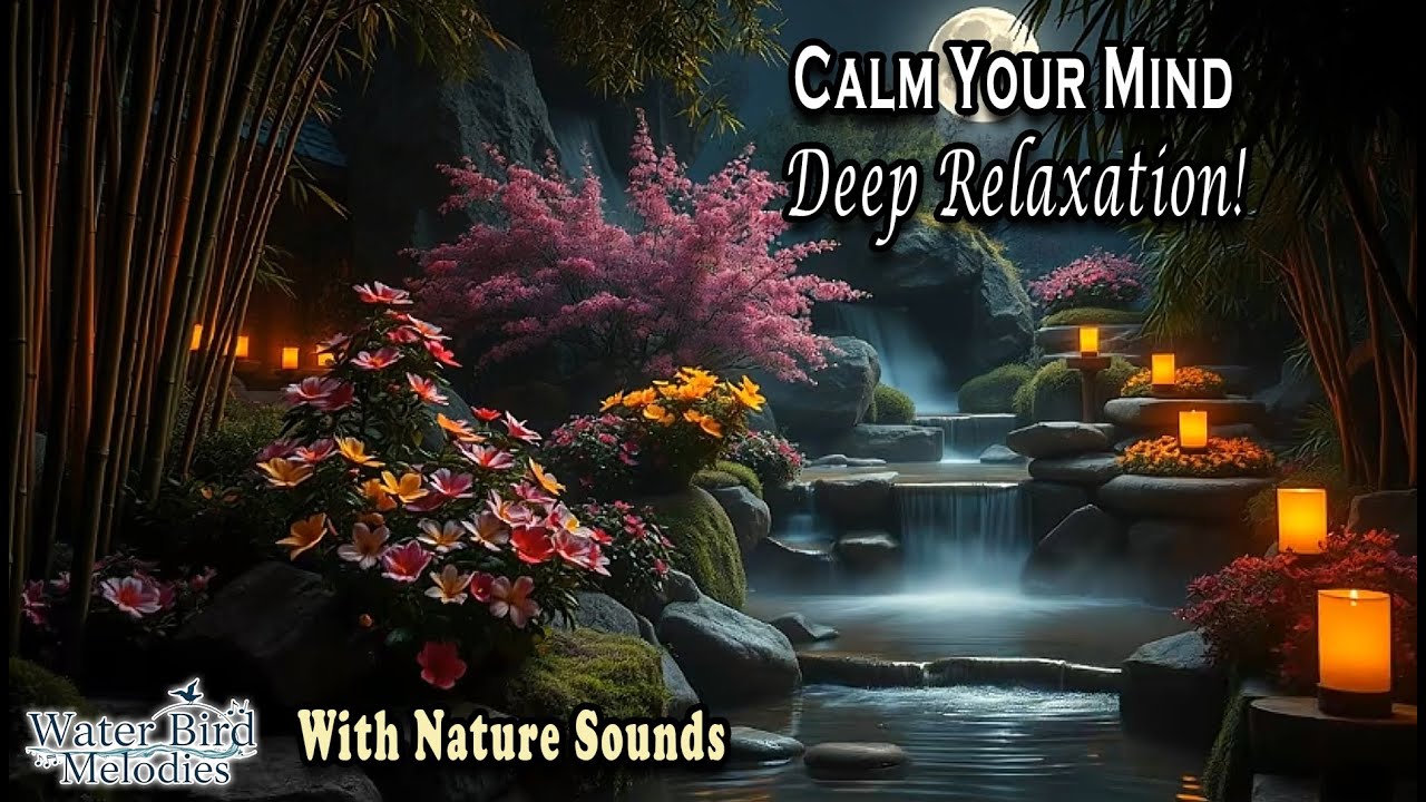 Deep Sleep Music💤Peaceful Instrumental with Water & Birds | Anxiety & Stress Relief