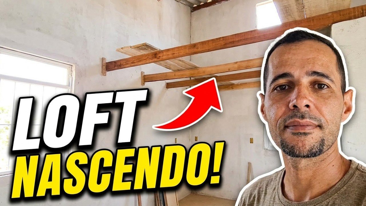 KITNET 4x5: AGORA DÁ PRA VER O LOFT NASCENDO!