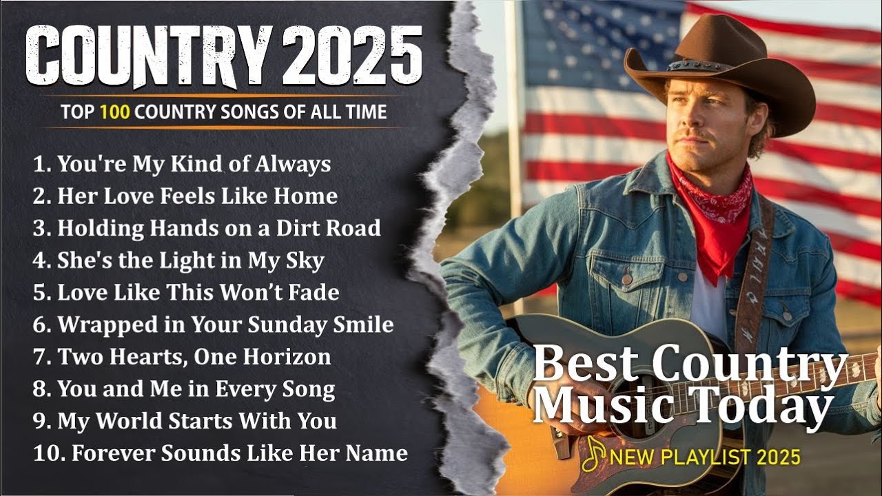 Calm Country Songs Best Playlist | Relaxing Acoustic Country Music | Relaxing Playlist