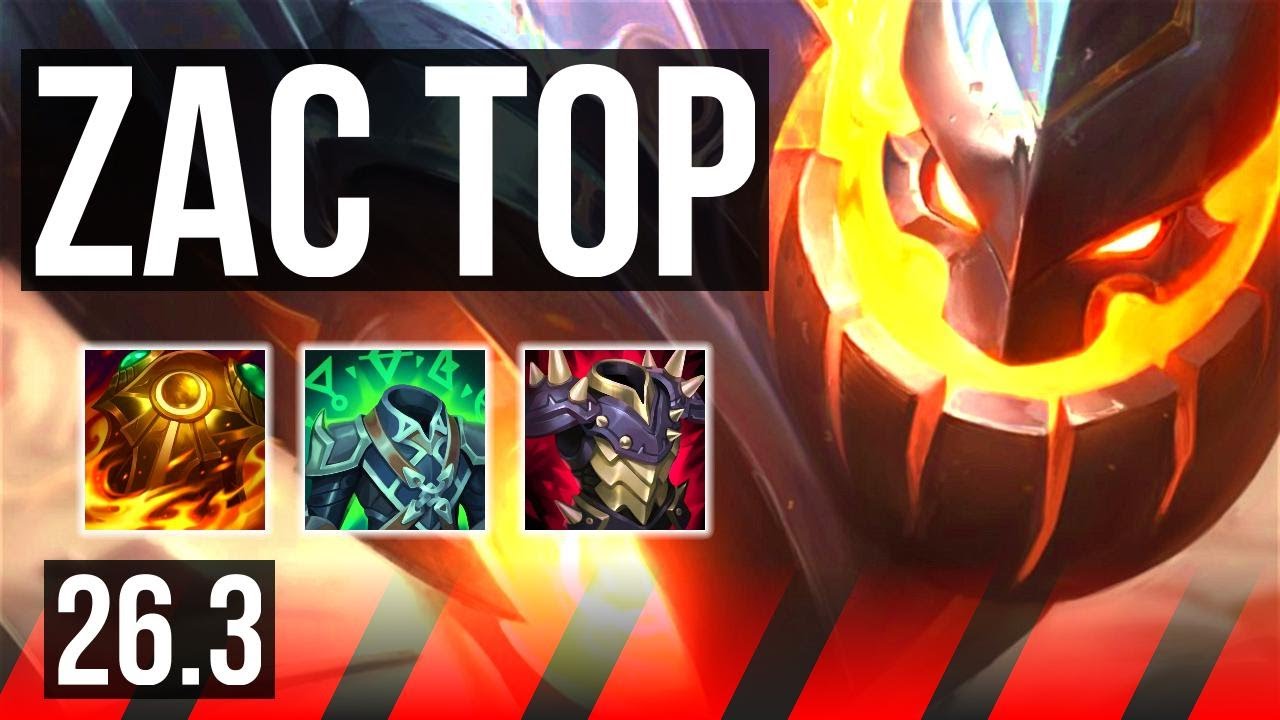ZAC vs ZAAHEN (TOP) | EUNE Grandmaster | 26.3