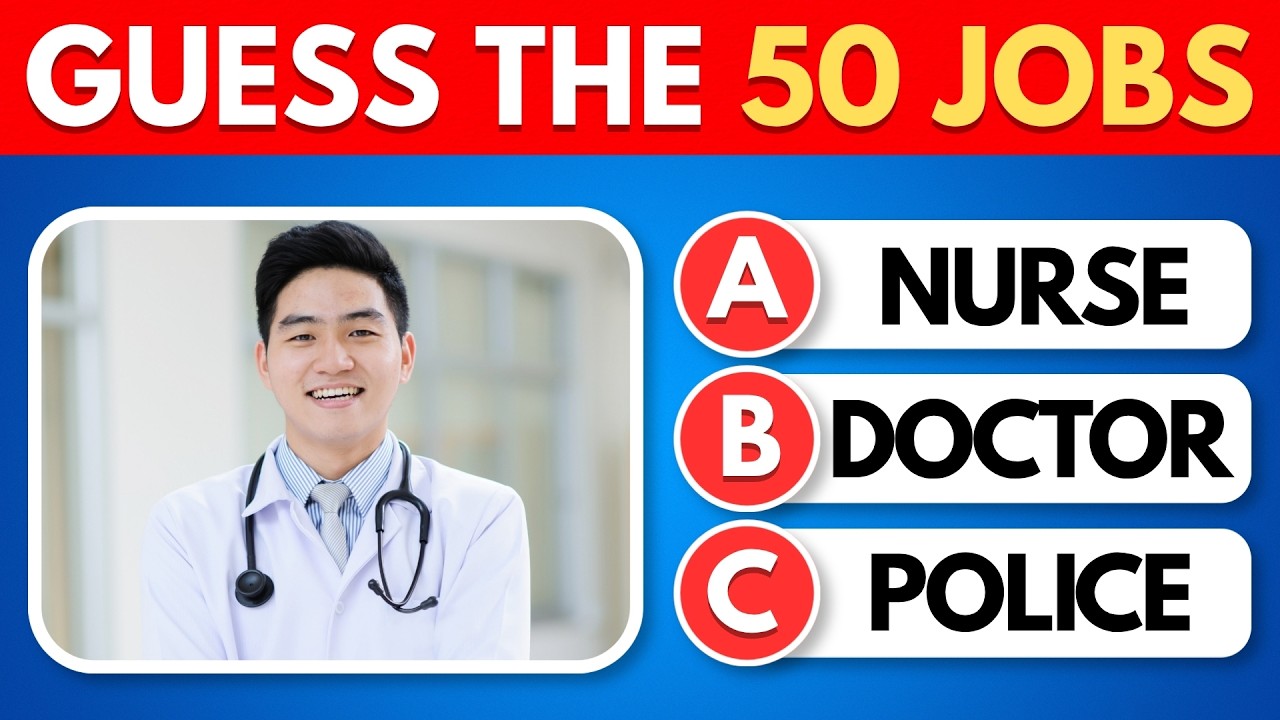 Угадайте все 50 профессий по картинке за 5 секунд! 👨&zwj;🚒👩&zwj;⚕️ | Викторина о профессиях