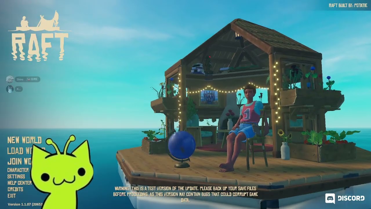 playing Raft with my friend (Part 1/8)