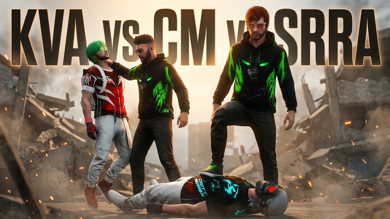 KVA VS CM and MONKEYS 🐒 | KAALAN GAMING | #kva #gta5 #rp 