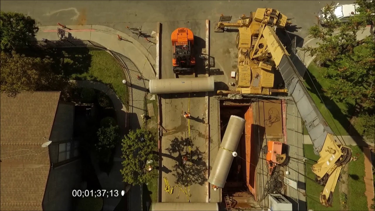 Sliplining with Hobas CCFRPM Pipes