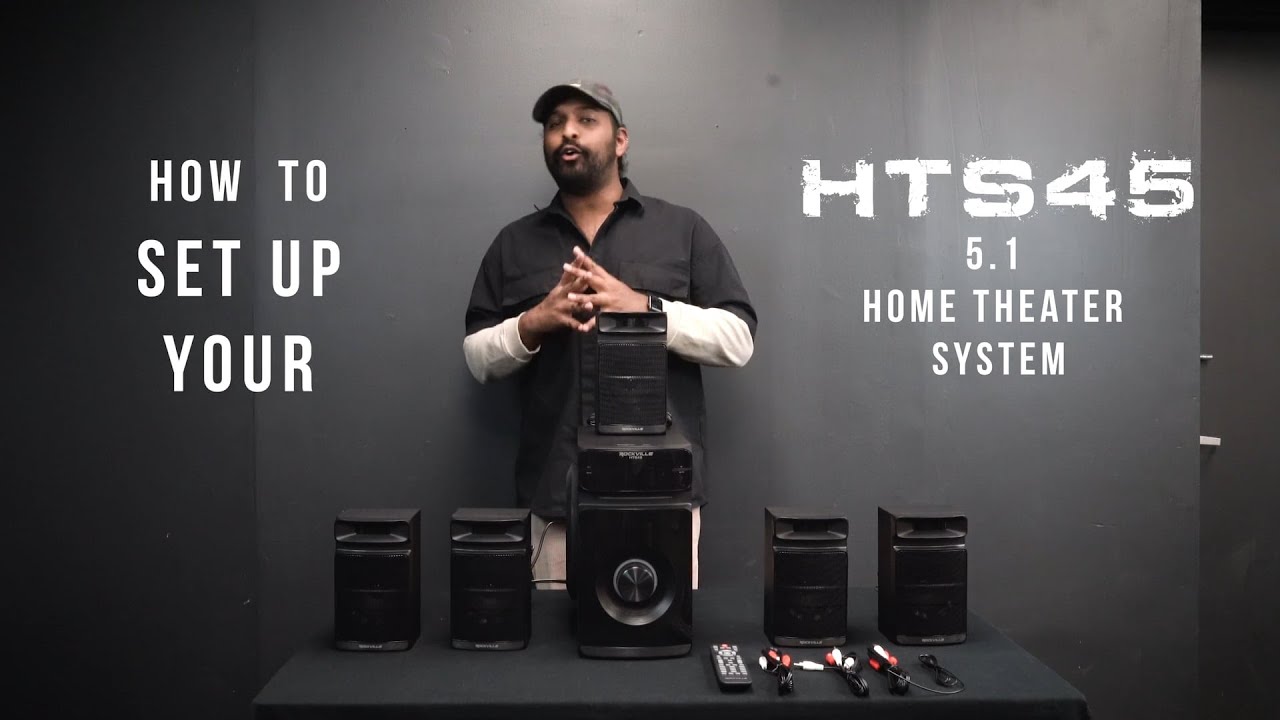 HOW TO SET UP YOUR HTS45 5.1 channel Bluetooth Home Theater System (Full WALKTHROUGH and GUIDE)