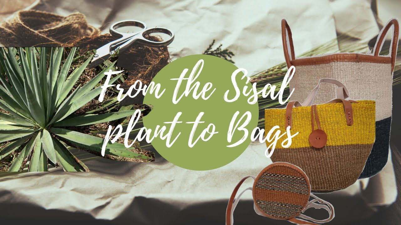 How African women make sisal bags in Kenya