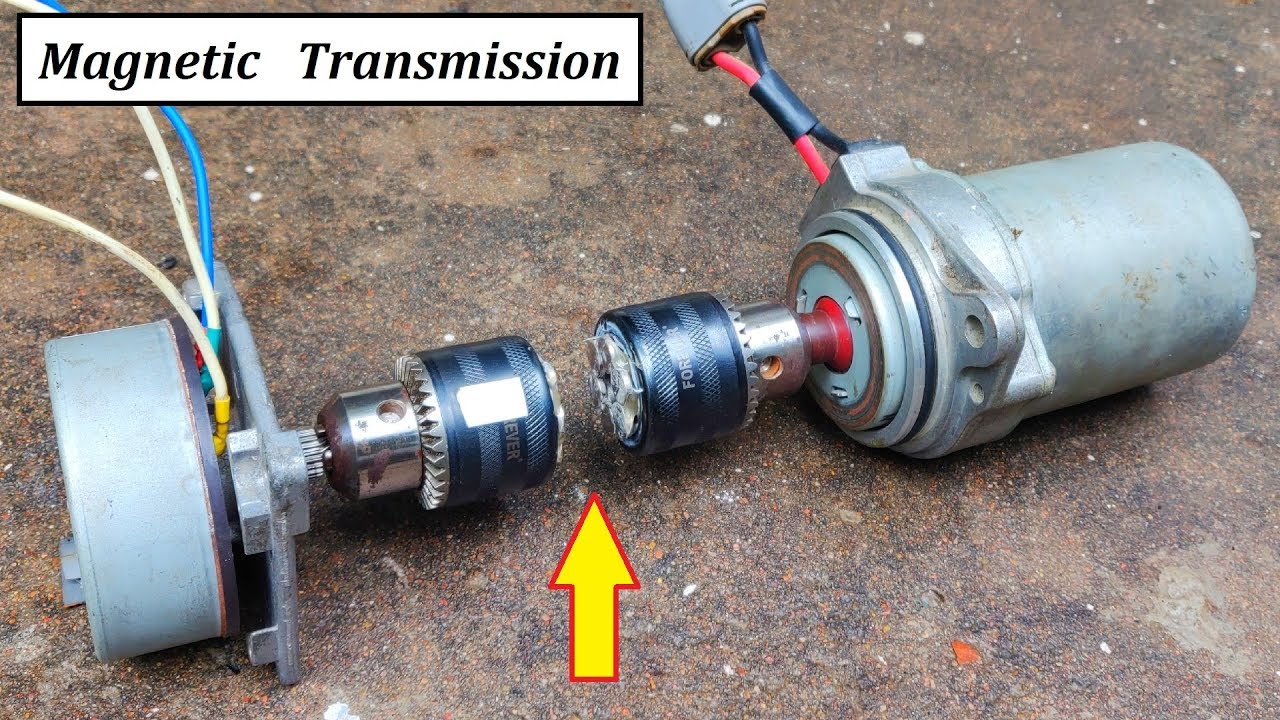 0.5 KW DC Generator Runs with 24v Brushless DC Motor - Magnetic Transmission