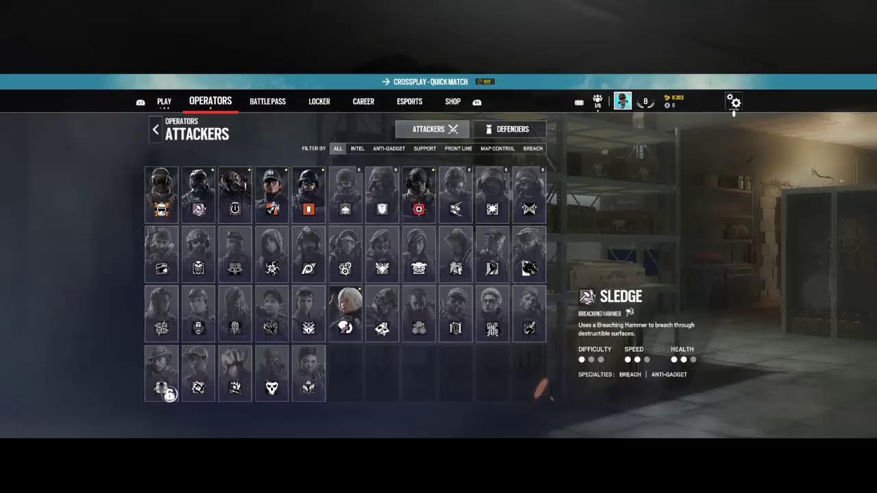 Playing r6 Live 