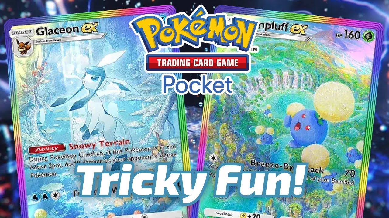 Jumpluff EX Glaceon EX is tricky fun! | Pokémon TCG Pocket Deck
