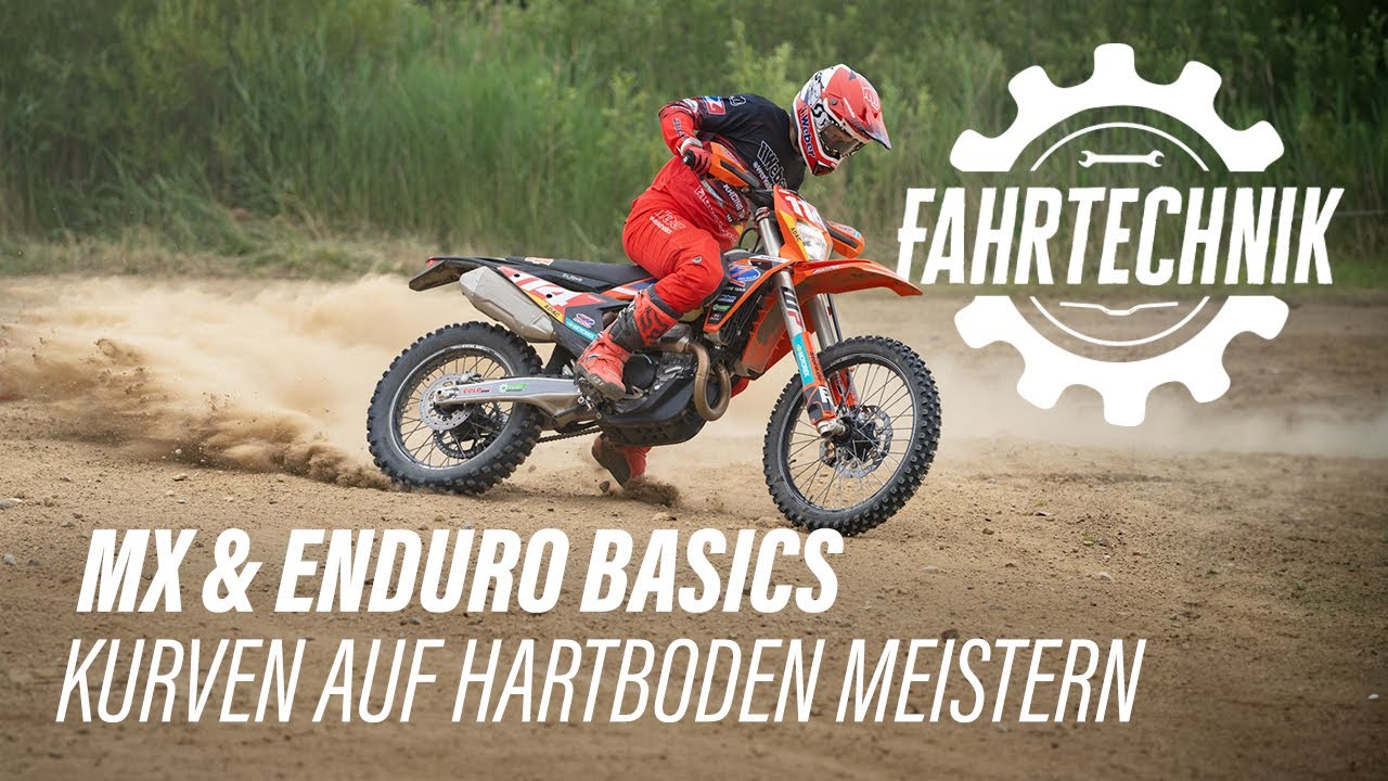 Fahrtechnik: Kurven auf Hartboden bei trockenen, staubigen Bedingungen