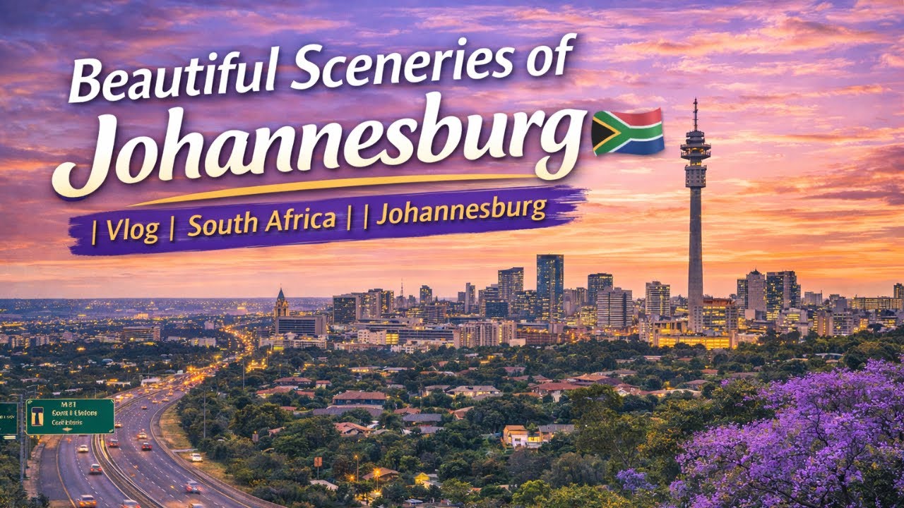 Beautiful Sceneries of Johannesburg | Vlog | South Africa| | Johannesburg
