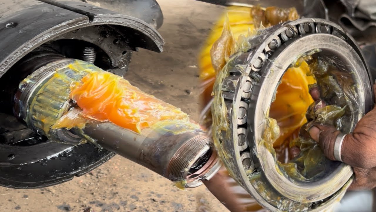 Truck Wheel Bearing Basics Grease | Best Practices Amazing Grease Video 