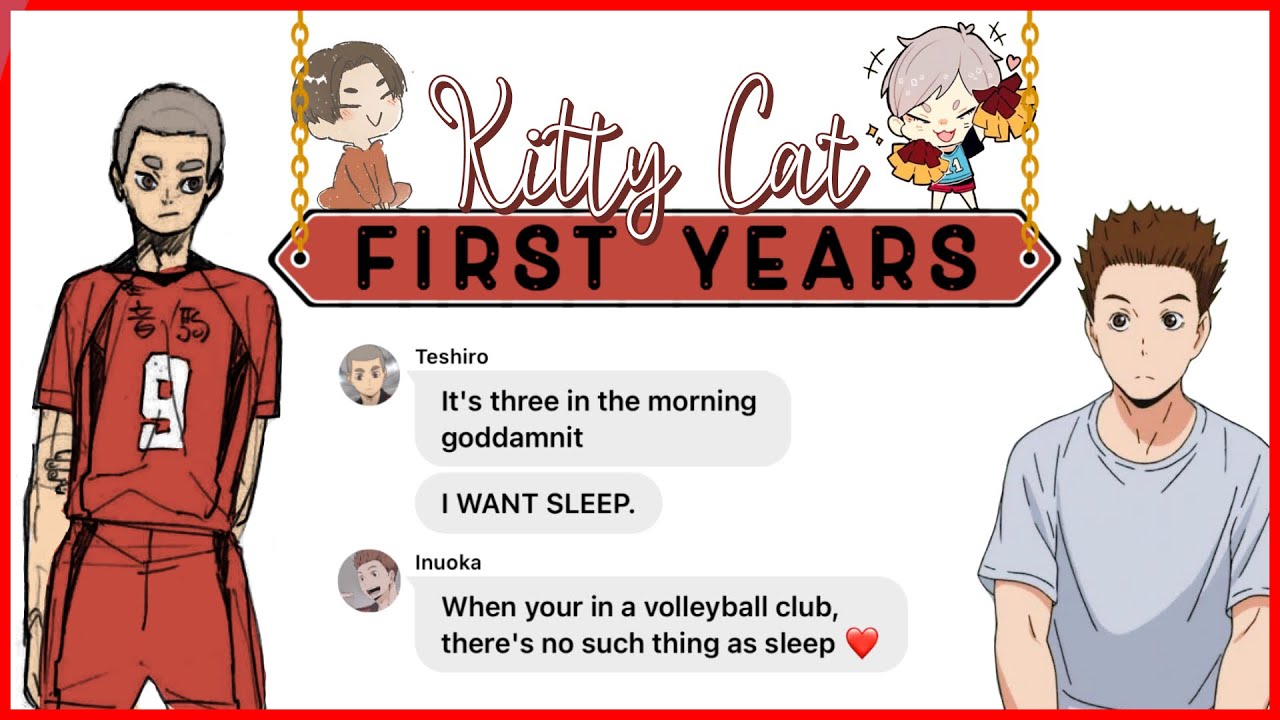 Kitty-Cat first years (=^‥^=) ✯ Haikyuu text video ✯ Sayuri Shibie