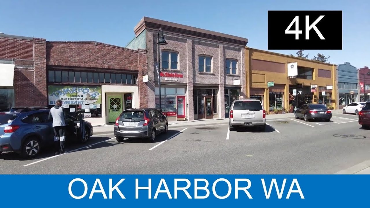 oak Harbor Wa🇺🇸 4K Walk Video 2021