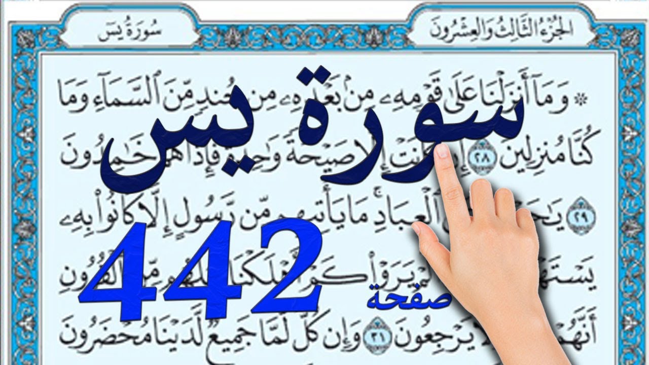سورة يس صفحة 442 |