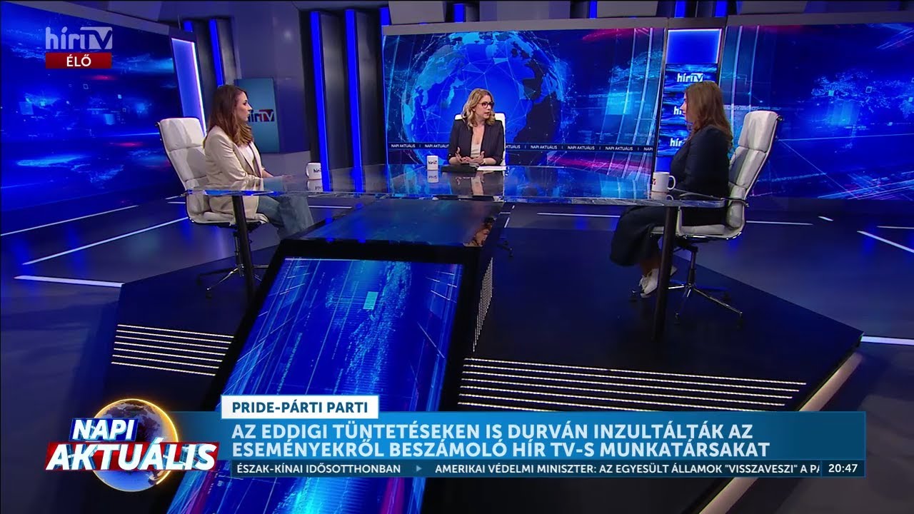 Napi aktu&aacute;lis - Fut&oacute; Bogl&aacute;rka &eacute;s Szab&oacute; R&eacute;ka - Durv&aacute;n inzult&aacute;lt&aacute;k a H&iacute;rTV-s munkat&aacute;rsakat - H&iacute;rTV