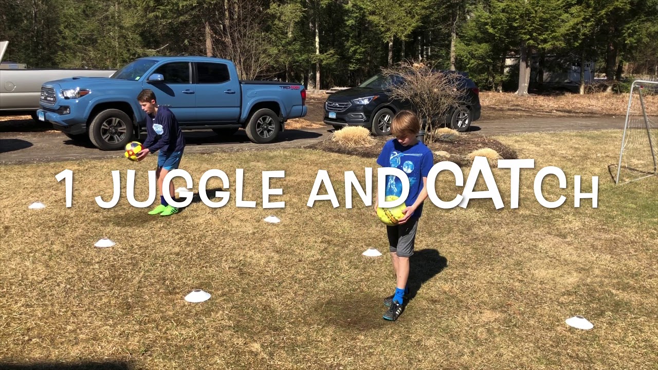 Full Training Session to do at Home | Only need a ball and 4 spots |