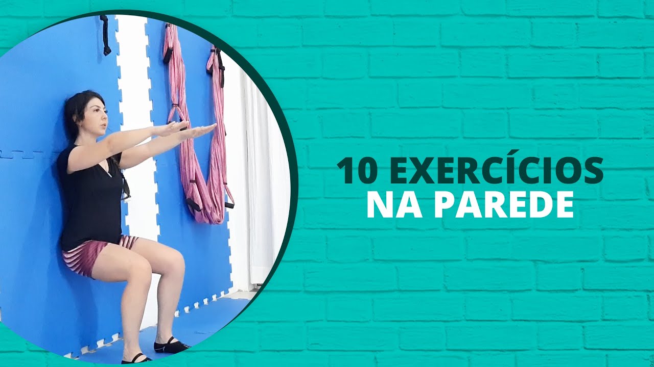 10 exercícios de Pilates na parede