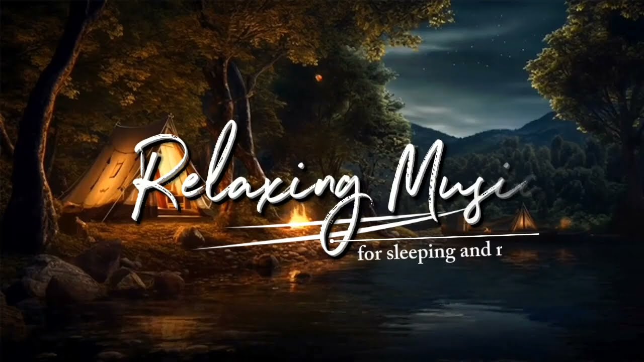 Relaxing Music for a Night in the Wild | Silent Music & Firelight
