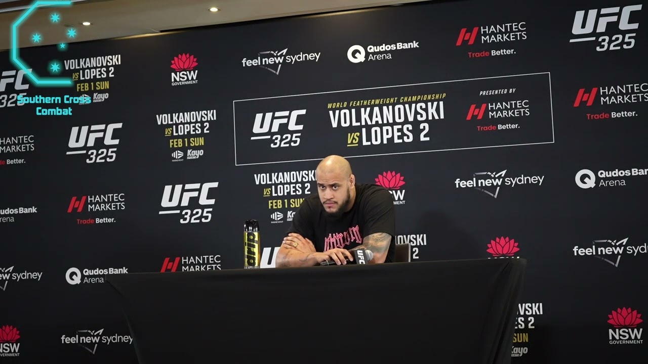 Tallison Teixeira UFC 325 media day