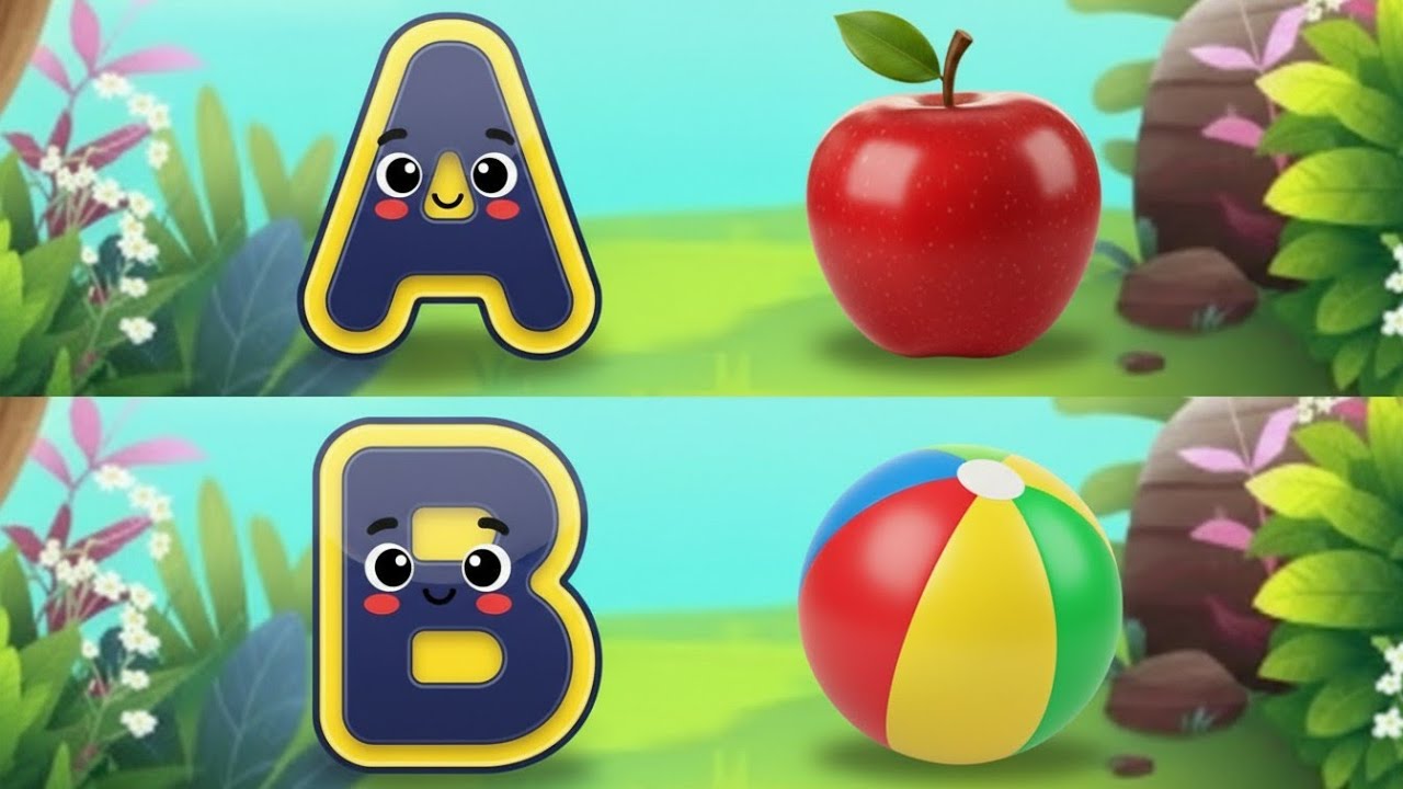 ABC Rhymes for Toddlers|ABC Phonics Song | A for Apple|B for Ball | Learn ABC Alphabet Song for Kids