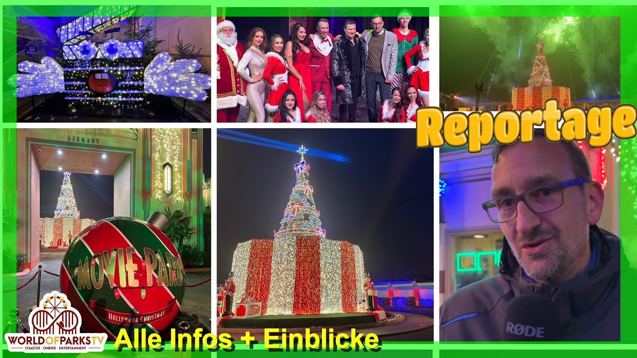 Movie Park’s Hollywood Christmas (Alle Infos Neuheit 2023) Movie Park Germany - Interviews Reportage