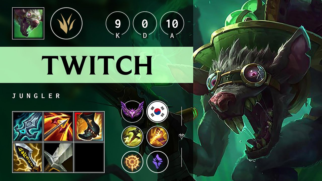 Twitch Jungle vs Kindred - KR Master Patch 25.06