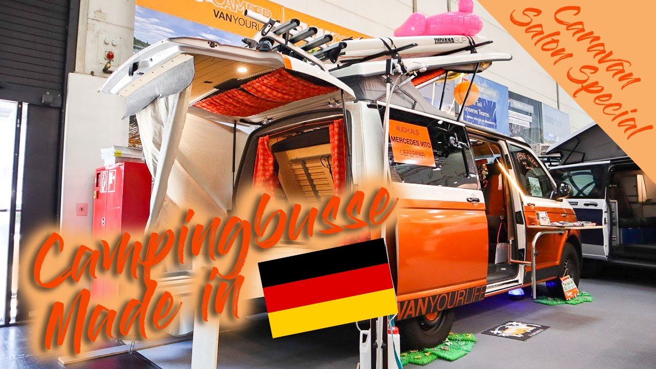 3 Campingbusse im Test・Terracamper・Flowcamper・Kompanja ⎮ Caravan Salon D&uuml;sseldorf
