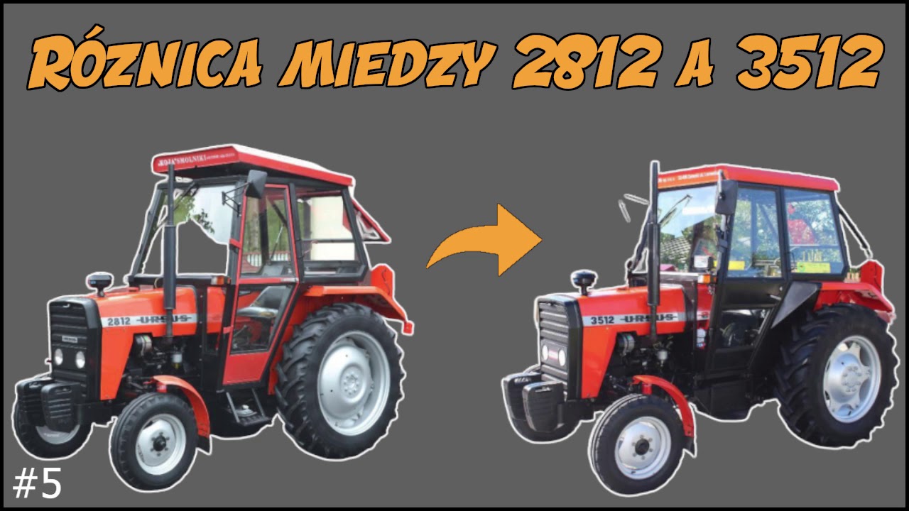 R&Oacute;ŻNICE MIĘDZY URSUSEM 2812 a 3512