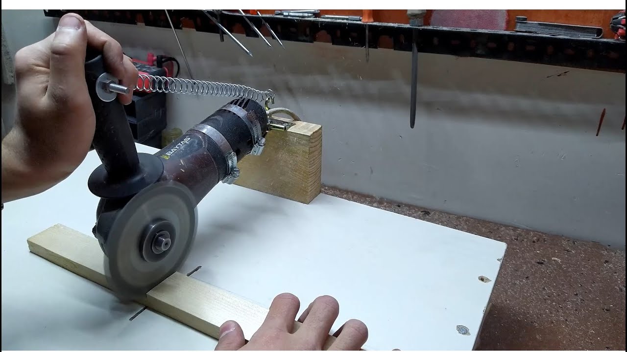 Изготовление самодельной подставки для угловой шлифовальной машины !!!