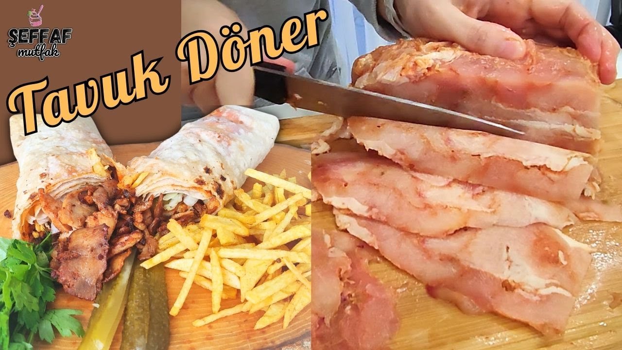 Bu DÖNER ÇOOOOK EKONOMİK 👌🏻EVDE LEZZETLİ VE UCUZ TAVUK DÖNER 😋