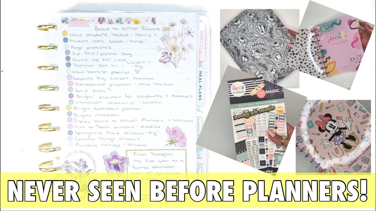 Happy Planner NEW RELEASES Are Coming! | Planner Babe Reacts to 2022 Back to School Release