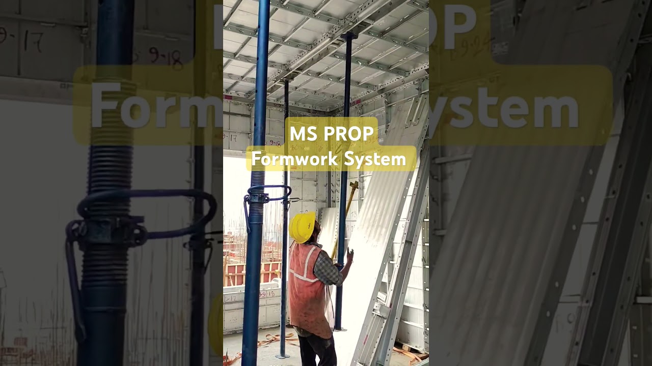 MS Prop Jack Support #civil #formwork #mivan #building