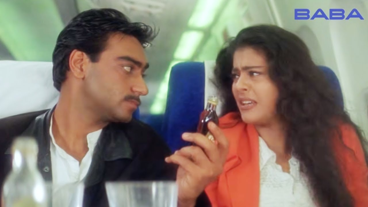 जब काजोल पहली बार बैठी प्लेन में, अजय देवगन ने कर दी हालत खराब 😂 | Pyaar To Hona Hi Tha
