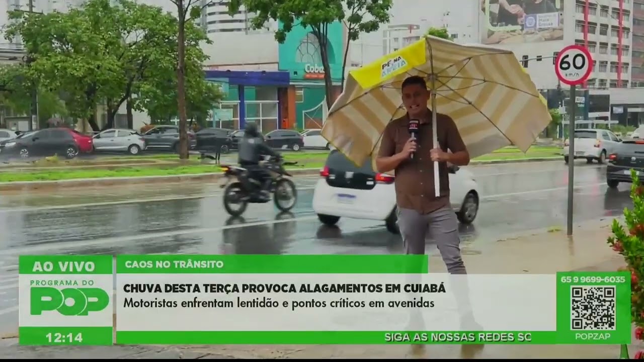 CHUVA DESTA TERÇA PROVOCA ALAGAMENTOS EM CUIABÁ