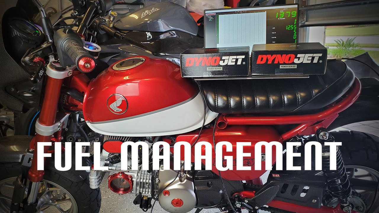 DynoJet Power Commander V and Wideband 2 Fuel Management on the 2019 Honda Monkey