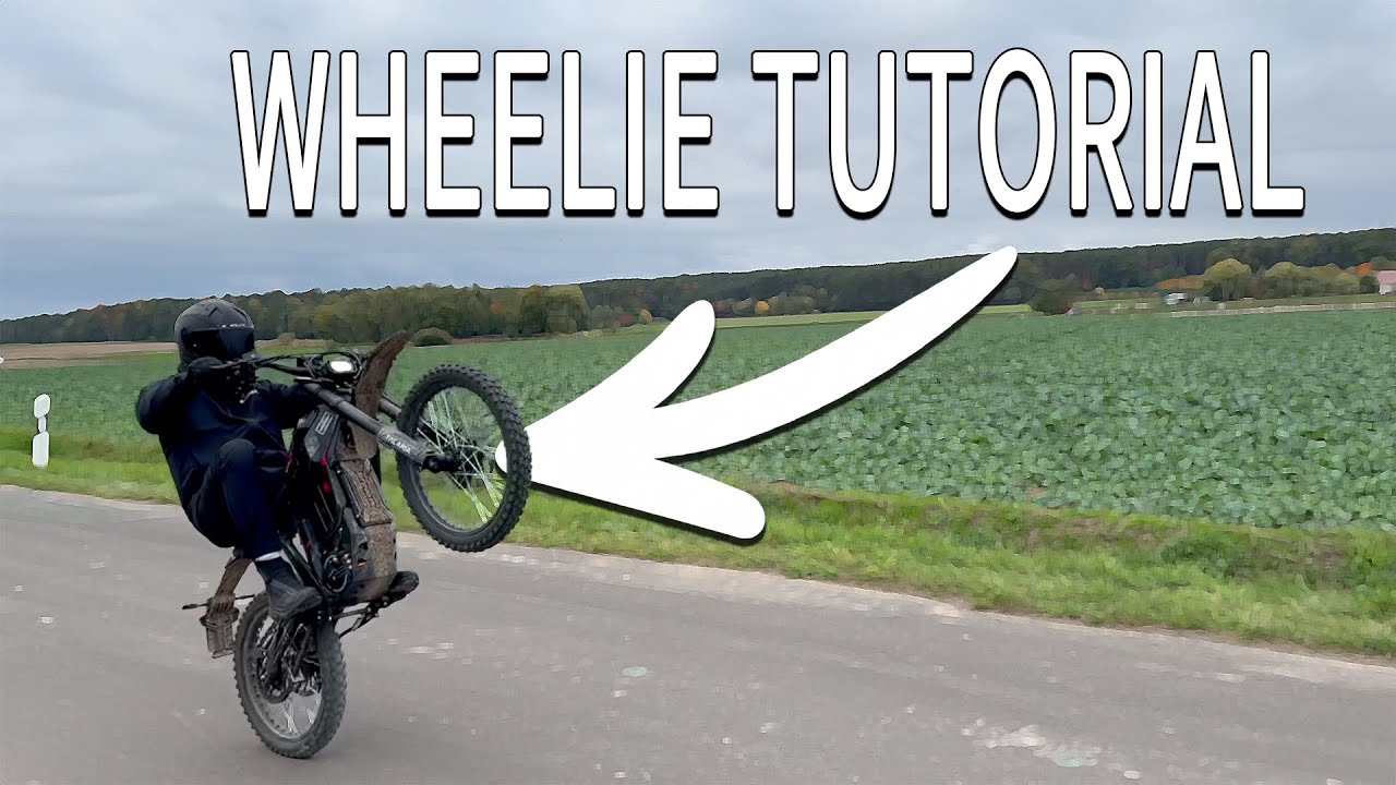 Wheelie auf dem E-Cross Bike lernen | Talaria MX5 Tutorial 😍