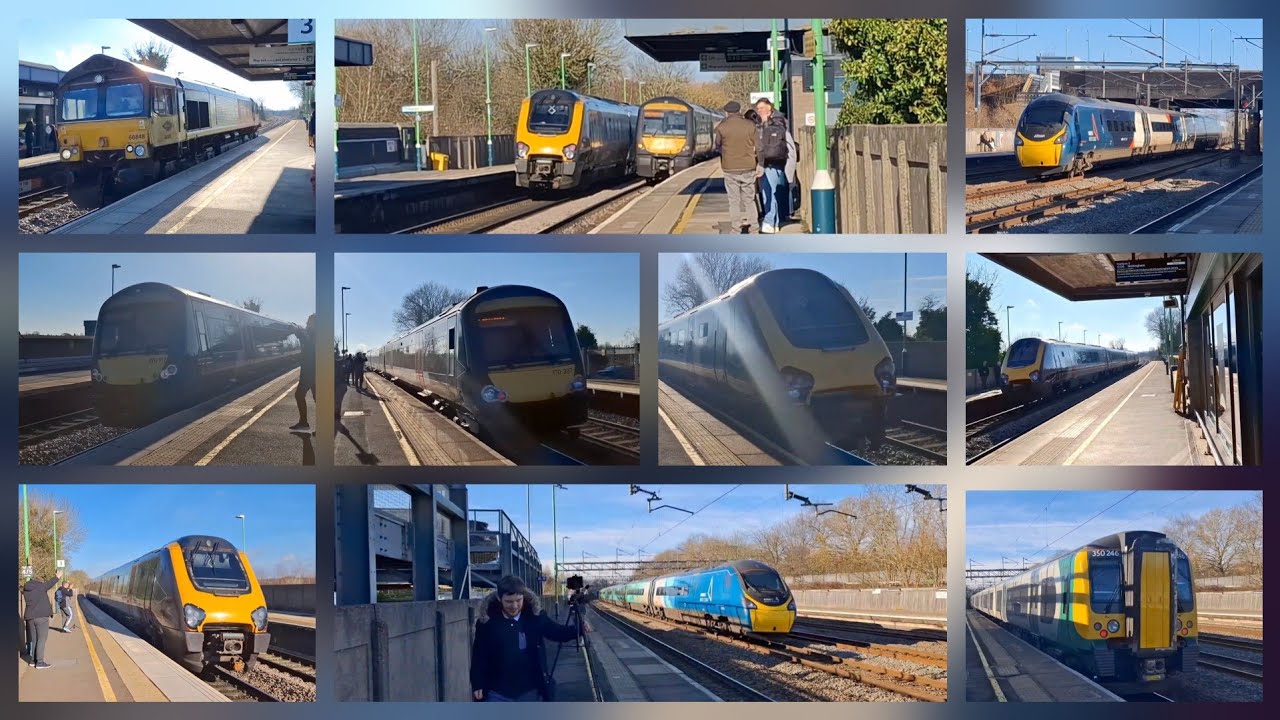 Trains & Tones At Tamworth (WCML/XCR) 02/02/25 Ft SWTR, MH Trains, Fr Trains, Andrew & Ian