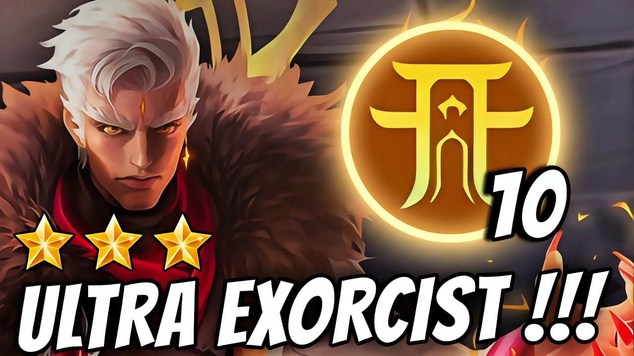 ULTRA SYNERGY 10 EXORCIST!! INSANE DAMAGE ENEMY SURRENDER!! MAGIC CHESS GO GO 