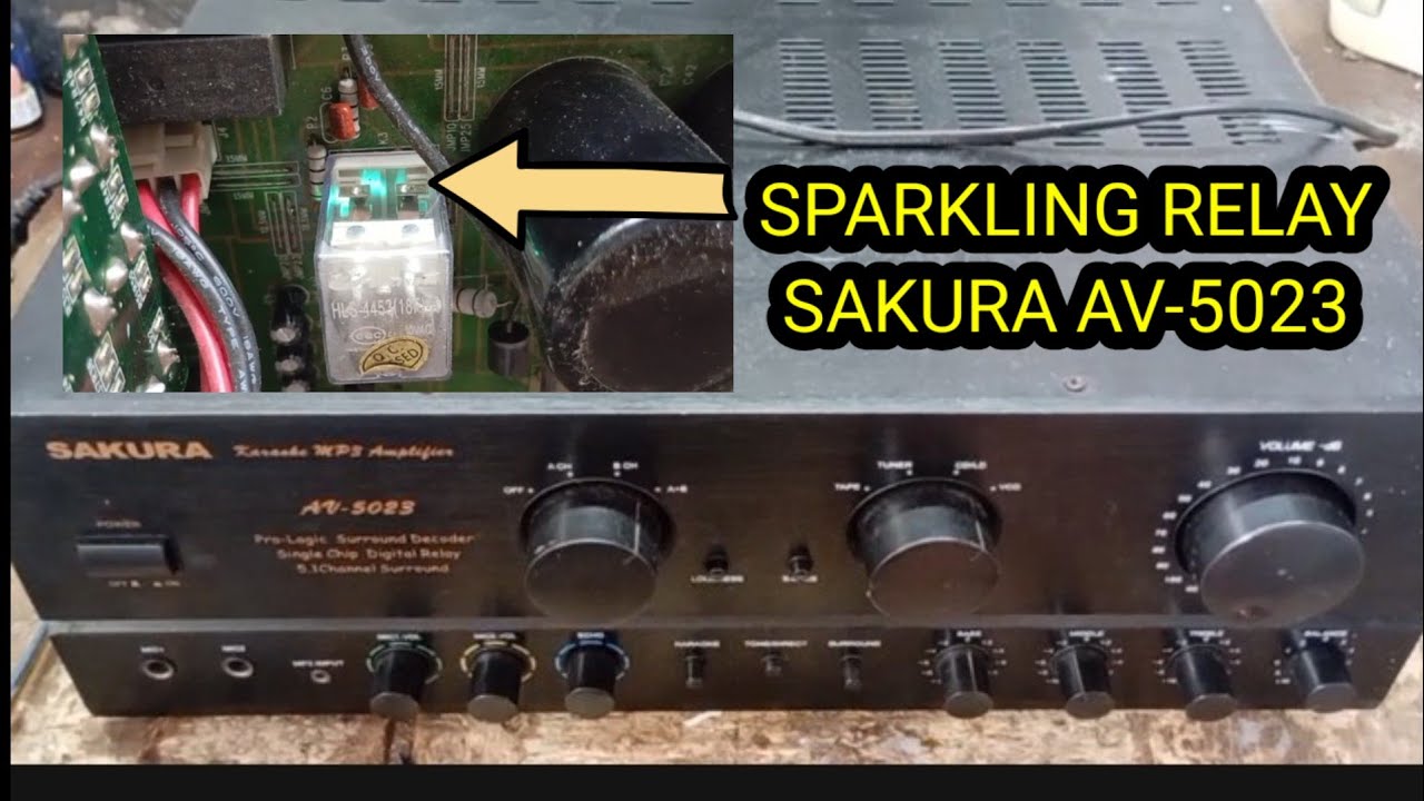 SAKURA AMPLIFIER AV-5023 GARALGAL ANG TUNOG  FOR NEW B