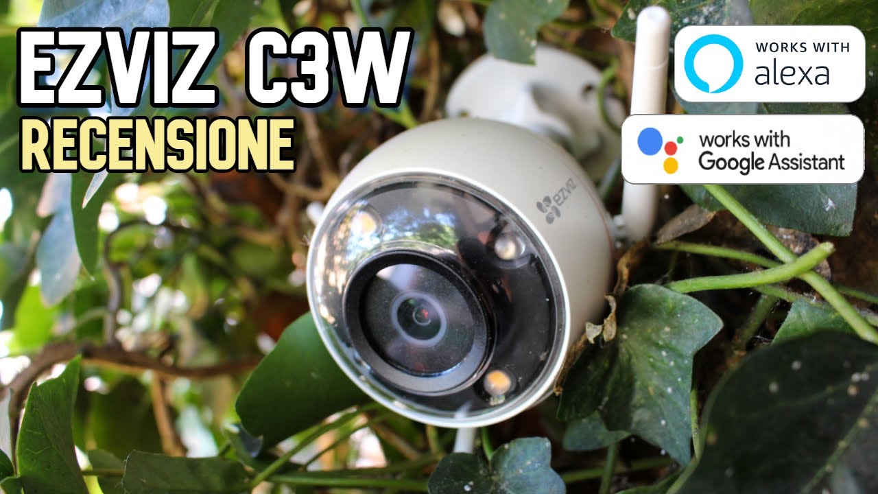 IP CAM ESTERNA con VISIONE NOTTURNA A COLORI: Recensione EZVIZ C3W