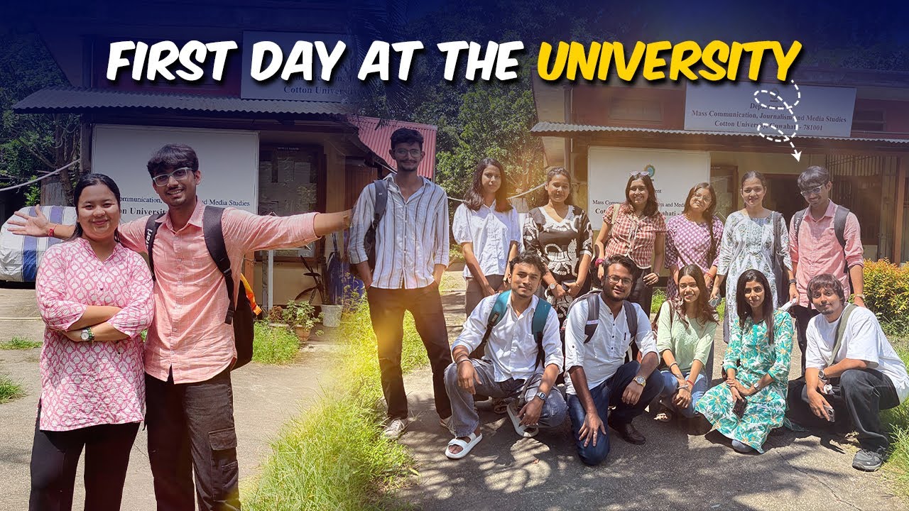My first Day in the University 📚🎓 | Cotton University | Vlog